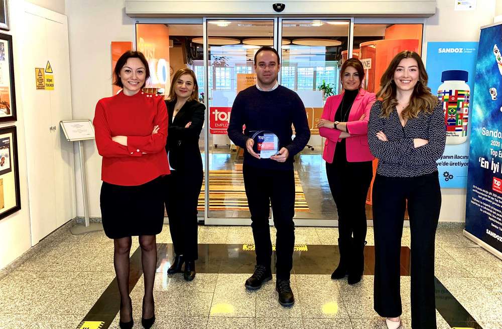 Sandoz Türkiye 3. kez “En İyi İşverenler” ödülünü aldı