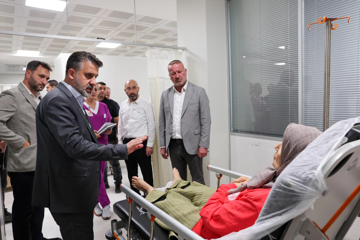 Başkan Vekili Biba, acı g&uuml;nde vatandaşları yalnız bırakmadı