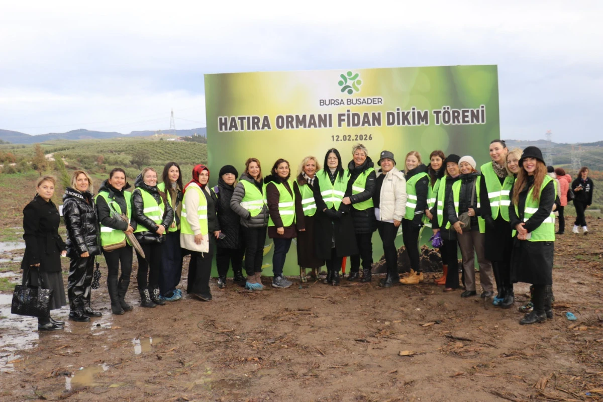 Bursa BUSADER'den Mudanya Balabancık&rsquo;ta Hatıra Ormanı
